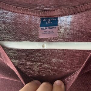 Old Navy Vintage Tee in Dusty Rose